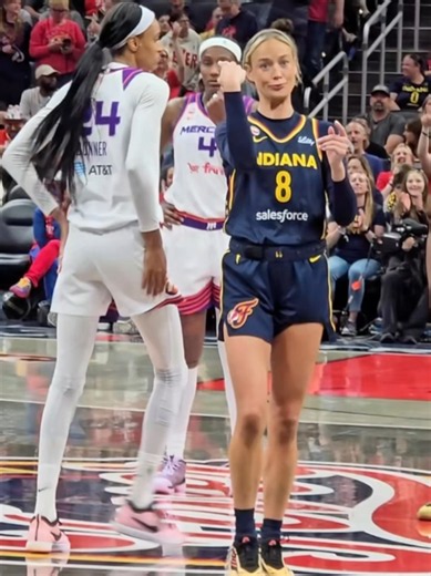 Sophie Cunningham Goes Viral for Troll Pointing 😂 #wnba #basketball #caitlinclark #fyp #sophiecunningham