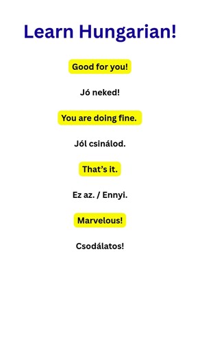 The Most basic Hungarian phrases for Beginners! 🇭🇺 #shorts #language #hungarian #hungary #magyar