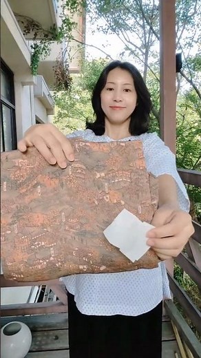 京都地図柄の縮緬の着物をアオザイ風のチャイナトップにリメイク #cheongsam #チャイナドレス #sewing #diy #着物リメイク