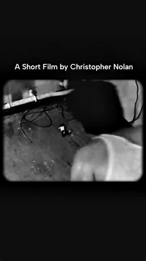 TopBusters on Instagram: "Where it all began Doodlebug (1997) is a short, black-and-white film by Christopher Nolan that feels simple on the surface but gets under your skin fast. It follows one guy alone in a small, empty room who becomes completely obsessed with killing a tiny bug crawling around the floor. There's barely any dialogue, and everything feels tight and uncomfortable, like you're stuck in the room with him. The lighting is harsh, the sounds are sharp, and the whole setup makes it 