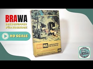 BRAWA 0702 HO scale Lokschuppen - for HO scale Model Railway