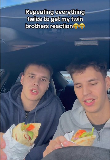 Funny Twin Prank: Repeating Everything Twice Reaction