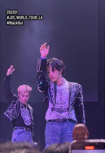 JO1 WORLD TOUR in Los Angeles Black Out #JO1 #JO1_WORLD_TOUR_LA #jo1der_show #大平祥生