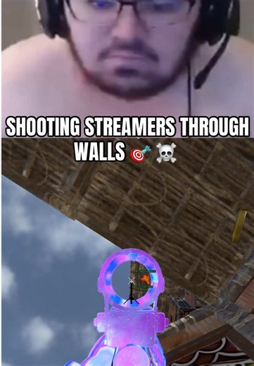 Shooting Streamers Through Walls in Rust Gameplay