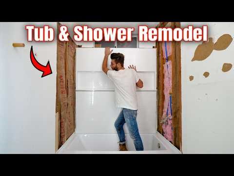 How To Remove and Install a New Bathtub and Shower Surround