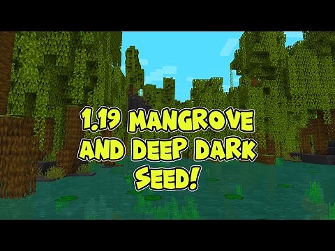 1.19 - Mangrove and Deep Dark Biome Seed! MINECRAFT