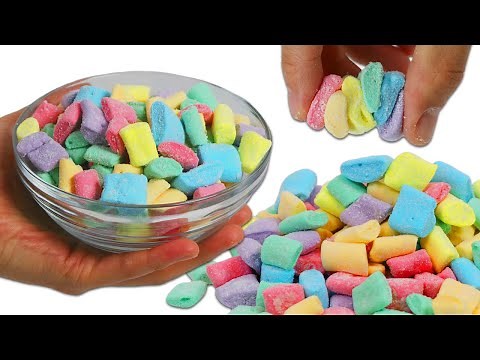 How to Make Satisfying Mini Rainbow Marshmallows!