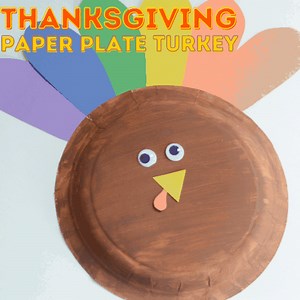 Paper Plate Turkey Craft - Little Bins for Little Hands
