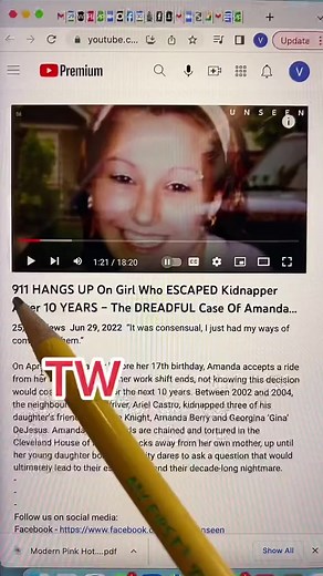 911 HANGS UP On Girl Who Escaped Kidnapper After 10 Years Part 1 #truecrimetiktok #truecrimecommunity #truecrimetok #survivor #kidnapped #unseen #fyp #viral | Esperanza Brooks