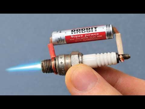 How to build a simple welding machine from a spark plug at home! A clever DIY tip.