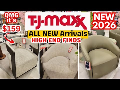 NEW TJ MAXX HOME DECOR AND FURNITURE FINDS | SHOP WITH ME | STORE TOUR