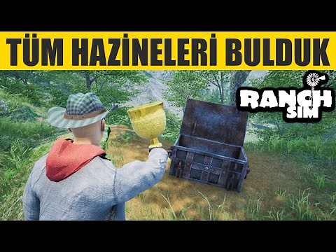 TÜM HAZİNELERİ BULDUK // BÜTÜN GÖREVLER TAMAMLANDI | RANCH SIMULATOR !!
