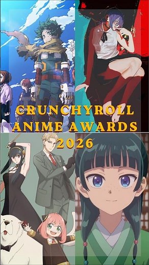 Every Crunchyroll Award Winner 2026 #animeawards #otaku #anime #demonslayer