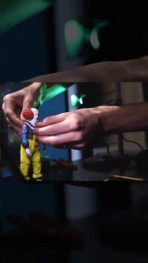Pennywise Stop Motion Horrors: The Making👌 #stopmotion #horrorstories #animation #pennywise #foryou