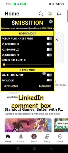 roblox Mod menu latest