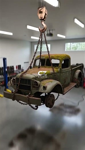 Restoring a Legendary 1940s Power Wagon - Part 1 🛠️ #shorts