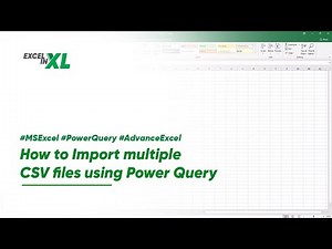 #HowTo import multiple CSV files from a folder with their filenames in #MSExcel using #PowerQuery