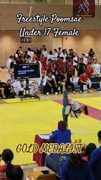 11th DAEDO FREESTYLE POOMSAE GOLD MEDALIST (Female Under 17) #taekwondo
