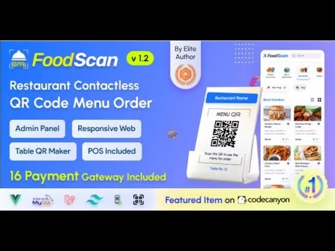 How To Install FoodScan - Qr Code Restaurant Menu Maker and Contactless Table Ordering System