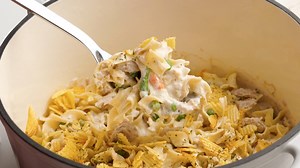 7K views · 34 reactions | ⭐ This Tuna Noodle Casserole is a simple, delicious and quick 30 minute weeknight meal. This easy stovetop version of a classic casserole is sure to be your new favorite! Recipe here ➡ https://laurenslatest.com/stovetop-tuna-noodle-casserole/ | Lauren's Latest | Facebook