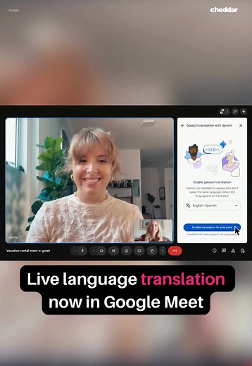 Google Meet Real-Time Translation: English to Spanish