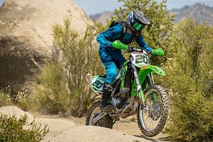 2020 Kawasaki KLX300R Project Bike Riding Impression