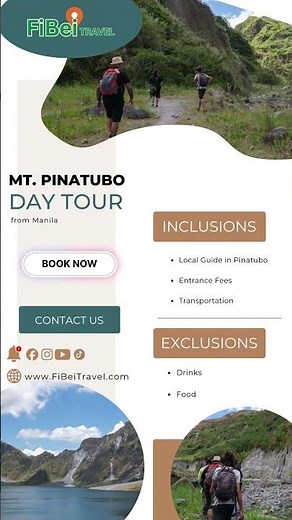 FiBeiTravel.com | Mt. Pinatubo Day Tour 🌋