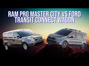 Ford Transit Connect Wagon vs Ram Pro-Master City Van Comparison. FWD Adventure Van Shoot out!