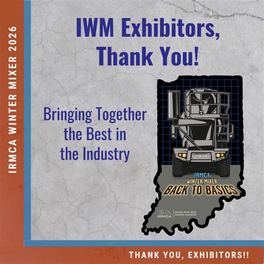 IRMCA - Indiana Ready Mixed Concrete Association on Instagram: "🎉 Exhibitor Appreciation Post 🎉 A big IRMCA thank you to the 18 exhibitors who will be part of the Winter Mixer. Your participation helps bring fresh ideas, valuable solutions, and meaningful connections to this event 🙌 👇 Give a shoutout to our Winter Mixer exhibitors • Advance - A Terex Brand • AICrete • Build Block • Climate Earth • Command Alkon Incorporated • Corporate Chaplains of America • E5 Nano Silica • Euclid Chemical 
