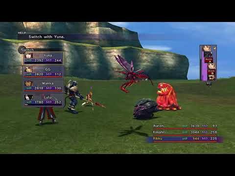 Final Fantasy X bosses and monster capture