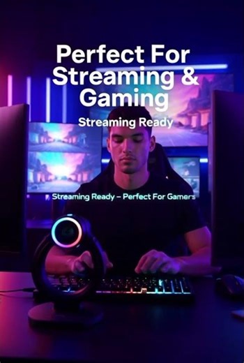 Title🎮 RGB Gaming Webcam | 1080p Streaming Camera 🔥 Take your gaming and streaming setup#RGBWebcam