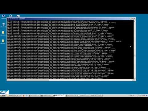 SAP Advanced SQL Migration. Oracle to SAP HANA database migration demo