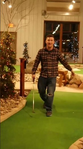 The Most Unpredictable Lil Putting You Will Ever See #shorts #minigolf #golf