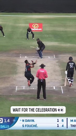 Who says bowlers can't fly 😂 #cricket #cricketreels | ICC - International Cricket Council