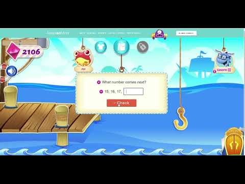 Adapted Mind - Kindergarten - What Number Comes Next - Fishing Game