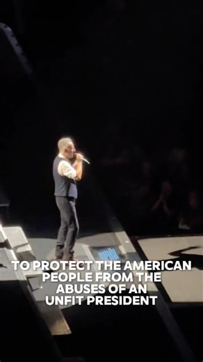Bruce Springsteen had harsh words for Donald Trump for the second show in a row, after Trump called him "Highly Overrated" and a "pushy, obnoxious JERK." 🎥 N_A_Brownhill on Twitter/X | BrooklynVegan