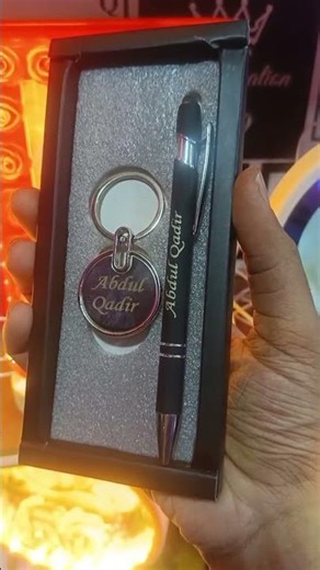 Customized pen keychain set