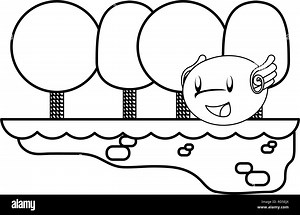 video game character landscape level vector illustration Stock Vector Image & Art - Alamy