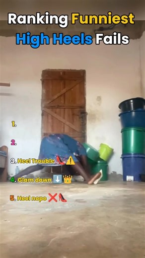 Ranking Funniest High Heels Fail #shorts #ranking #funny