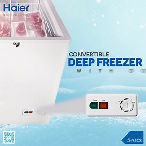 642 reactions · 68 shares | Haier deep freezer gives you the function of two products in one. Now you can convert your deep freezer into a refrigerator as per your need. So what are you waiting for? Buy now! For order booking please visit: https://bit.ly/39r7FC4 #Haier #HaierDeepFreezers | Haier | Facebook