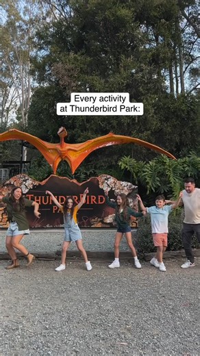 Everything you can get up to at Thunderbird Park at Tamborine Mountain Glades! Could be the perfect spot to visit this Easter holidays. 🌿✨ 🌲 Tree Top Challenge – Fly through the treetops on the Canyon Flyer, tackle sky-high obstacles on the Treetop Challenge, or let little adventurers loose on Treetop Juniors! ⛳ Adventure Mini-Golf – Tee off for some friendly competition in the rainforest. 🚜 Dig IT – Get behind the controls & dig like a pro! 💎 Thunderegg Crystal Mine at Thunderbird Park – Un