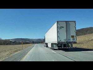 Upstate New York Scenic roads || Albany, Schenectady towards Binghamton || I-88 New York south