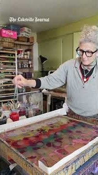 Susan Schneider and the Magic of Marbling