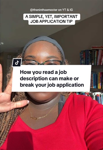 How you read/analyze a job description can make or break your job application. I read ALOT of job descriptions and while some are fluff, there are a lot that answer questions you have about a role. You just have to make sure you’re reading them! #earlycareer #internships #jobdescription #jobhunting #jobapplication #careertok #careeradvice