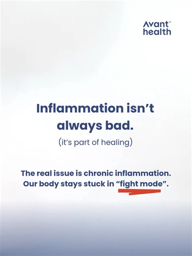 Anti-inflammatory medicines help manage flare-ups quickly, but relying on them long term comes with trade-offs. Real wellness isn’t about silencing symptoms forever. It’s about restoring balance. If this made you think twice, share it with someone who needs to read this. #AvantHealth #InflammationAwareness #LongTermWellness #HealthConsciousLiving
