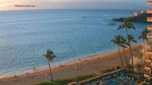 Explosion captured on livestream at Maui resort