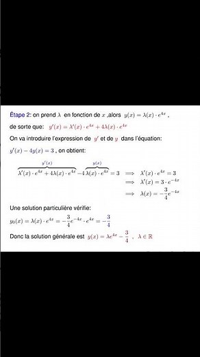 Equations différentielles #maths
