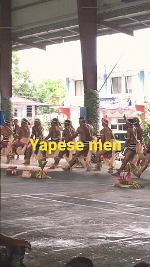 Yap day of the first Micronesian expo. Yapese men making the ladies scream.