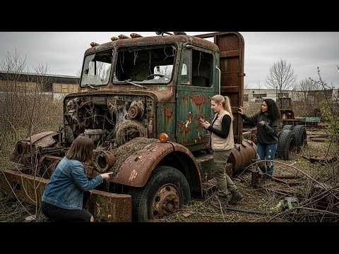 Lost for 70 Years in an Abandoned Yard — A Classic Peterbilt Truck Found!