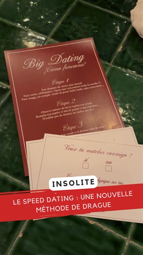 Le Muchacha Montpellier ouvre les portes de sa soirée la plus caliente de l'année : le BIG DATING. Une nuit placée sous le signe des rencontres, des échanges spontanés, de la danse et, peut-être, d’une connexion inattendue. Le concept repose sur un principe simple et ludique : « Ton dessous de verre, ton mood ». Étape 1 : afficher son intention Face verte : célibataire et ouvert aux rencontres tout au long de la soirée. Face rouge : en couple ou simplement venu pour profiter de l’ambiance et de